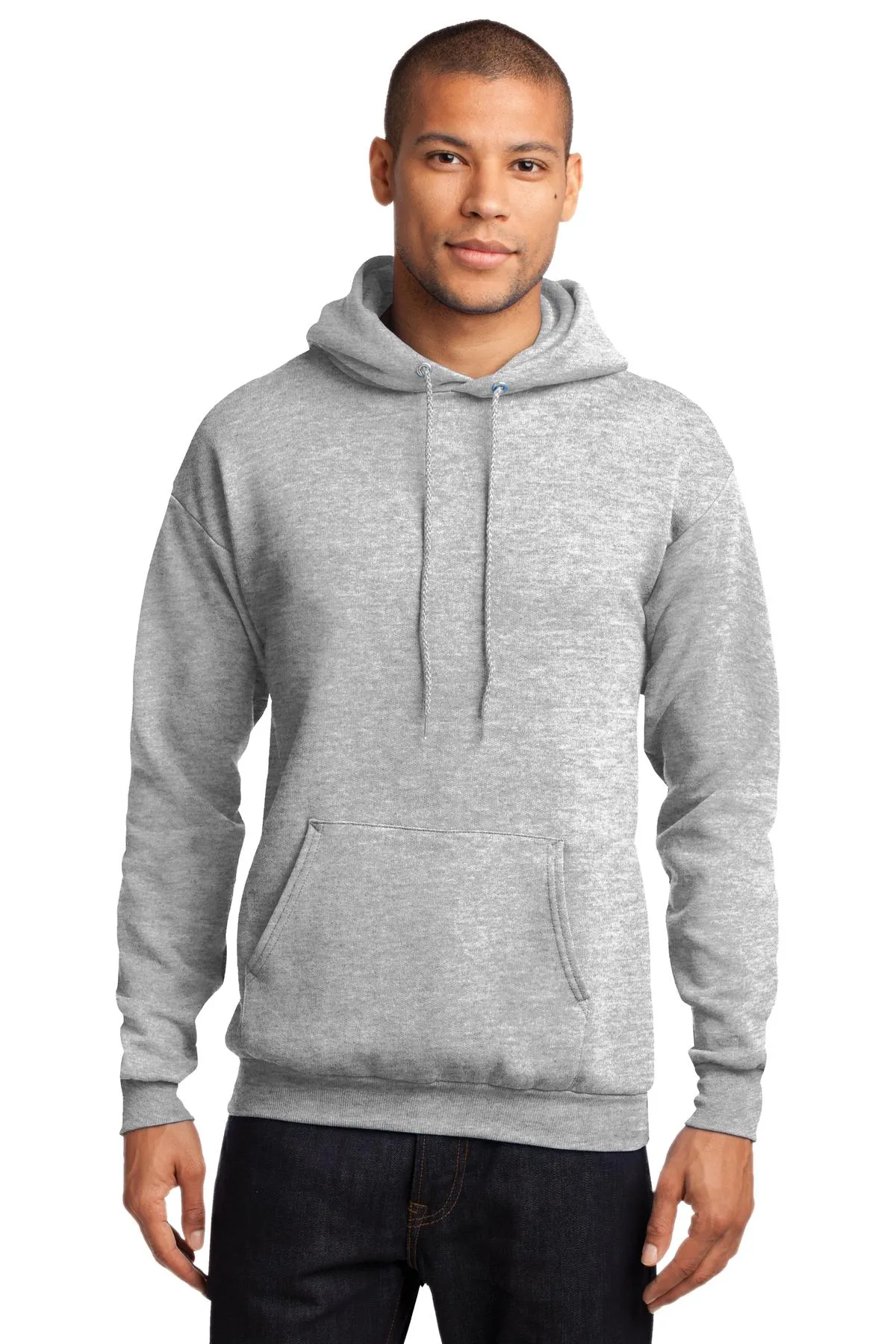 Port & Company Men's Core Fleece Pullover Hooded Sweatshirt. PC78H 1 of 4