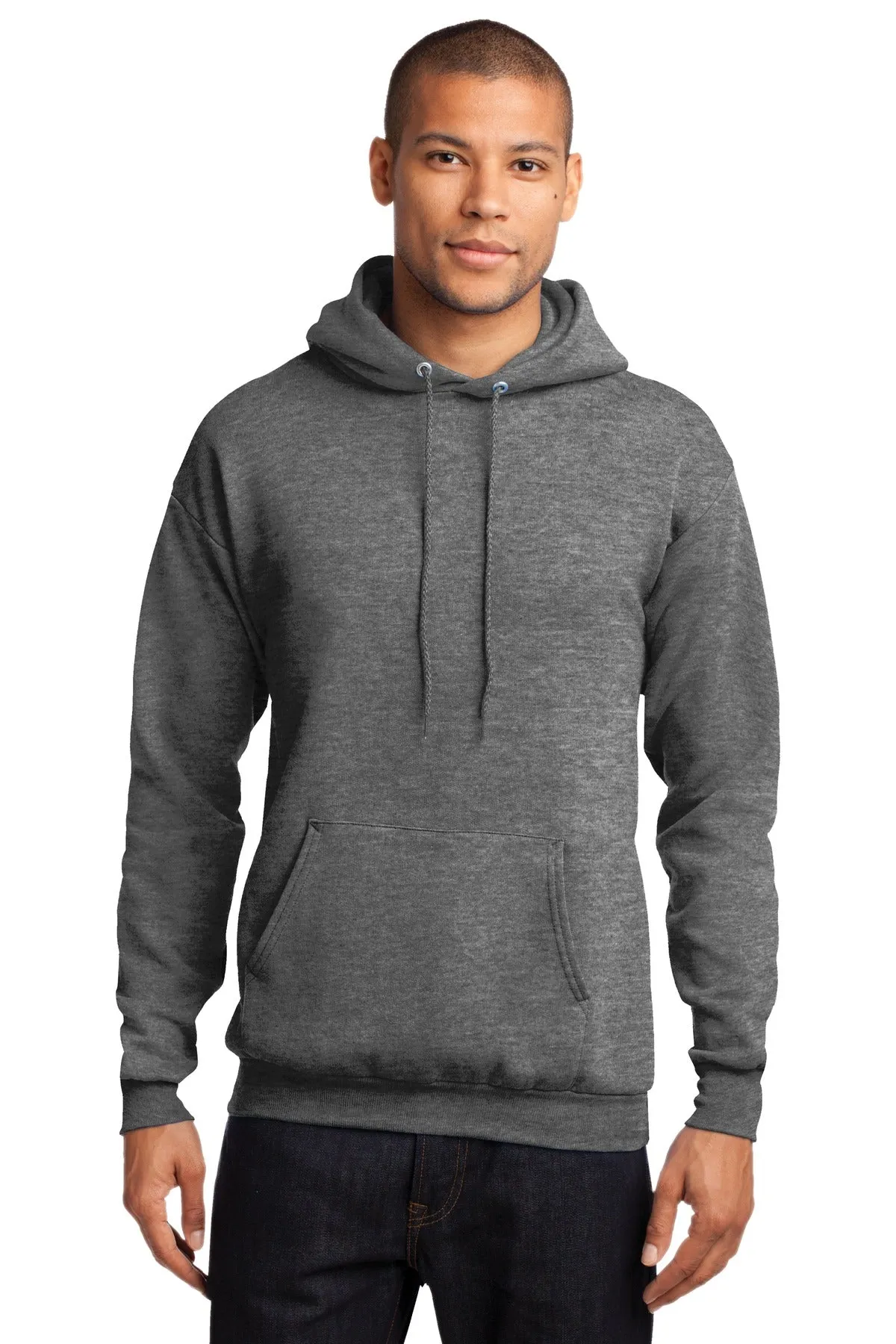 Port & Company Men's Core Fleece Pullover Hooded Sweatshirt. PC78H 1 of 4