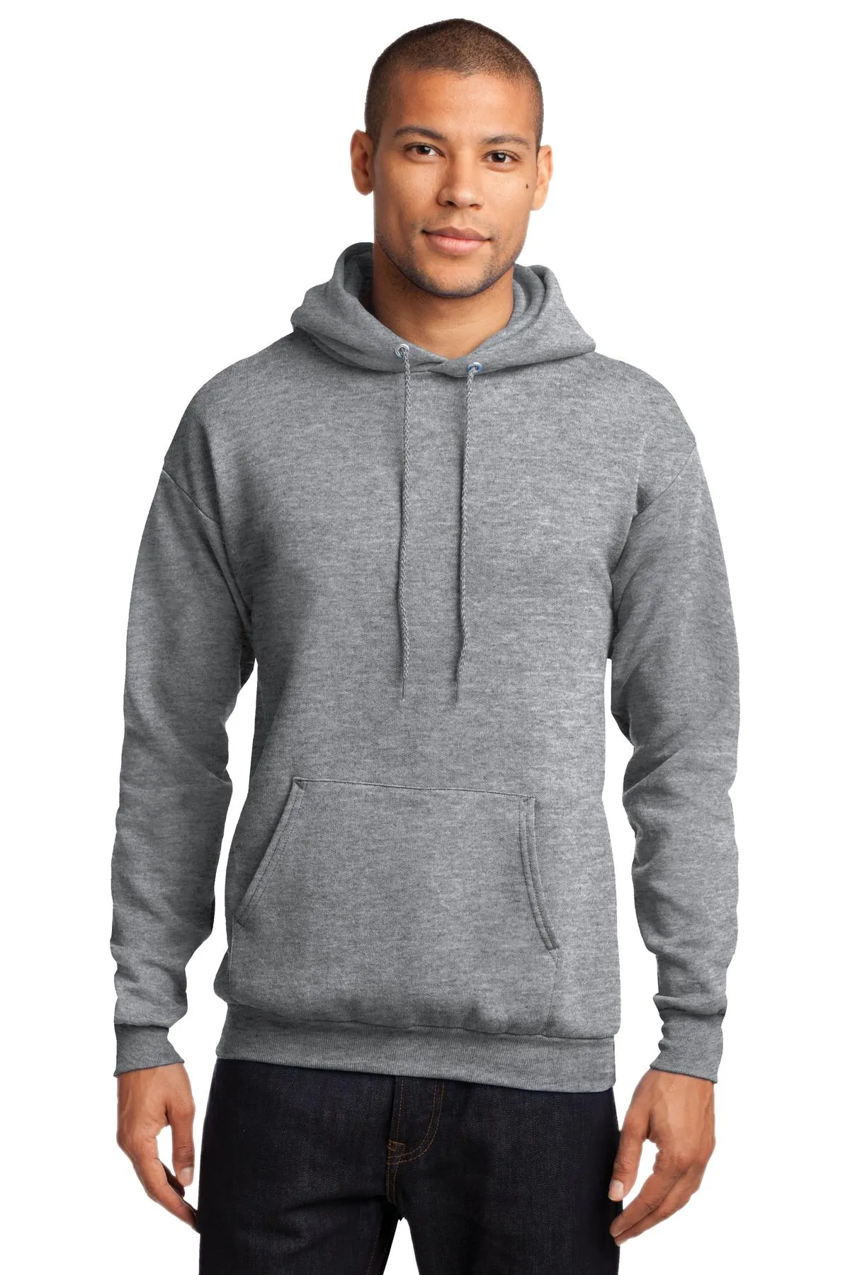 Port & Company Men's Core Fleece Pullover Hooded Sweatshirt. PC78H 1 of 4