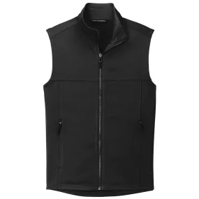 Port Authority Men's Deep Black Collective Smooth Fleece Vest