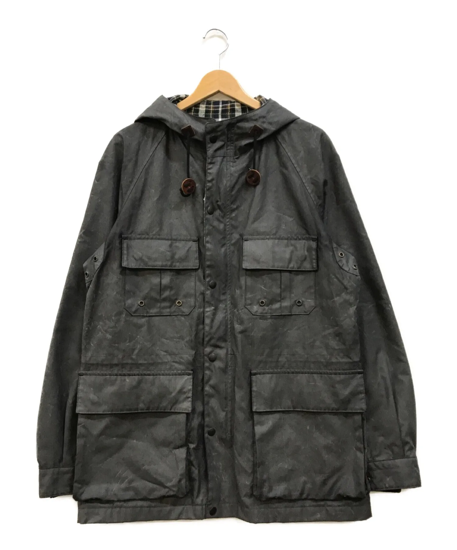 [Pre-owned] COMME des GARCONS HOMME oiled hooded jacket HJ-J031