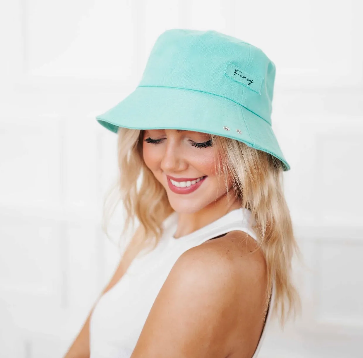 Pretty Simple Empowering Words Canvas Bucket Hat