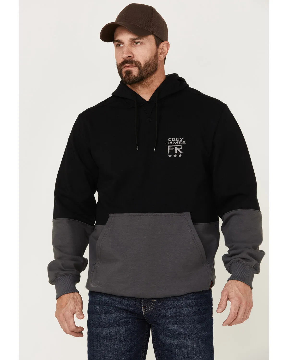 Product Name:  Cody James Men's FR Fleece Solid Hooded Work Sweatshirt