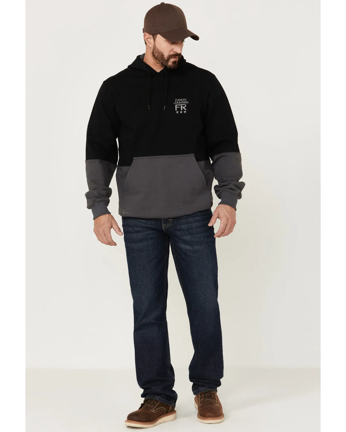 Product Name:  Cody James Men's FR Fleece Solid Hooded Work Sweatshirt