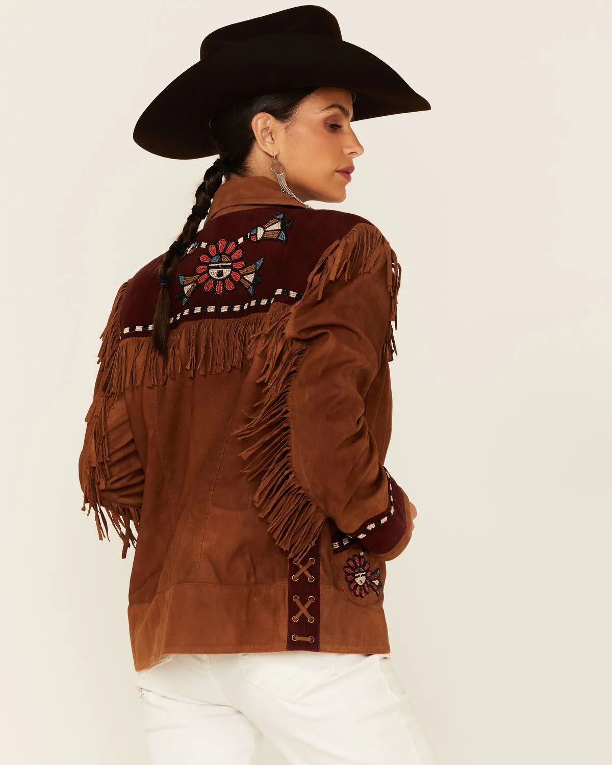 Product Name:  Double D Ranch Women's Sunitah Zip-Front Suede Jacket