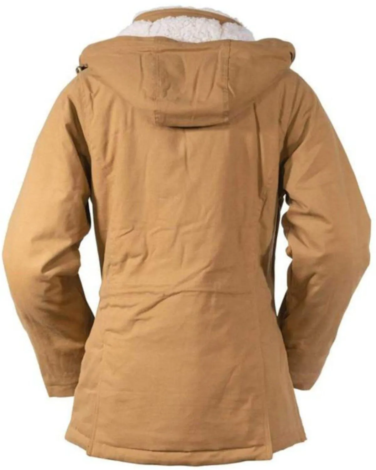 Product Name:  Outback Trading Co Women's Tan Canvas Juniper Fleece Hooded Jacket