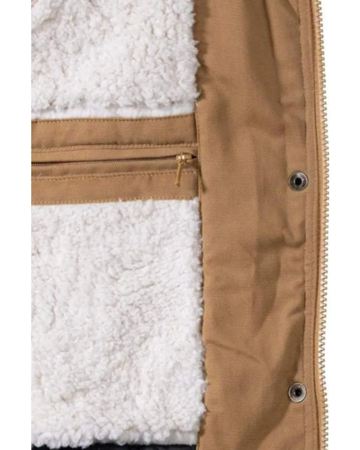 Product Name:  Outback Trading Co Women's Tan Canvas Juniper Fleece Hooded Jacket