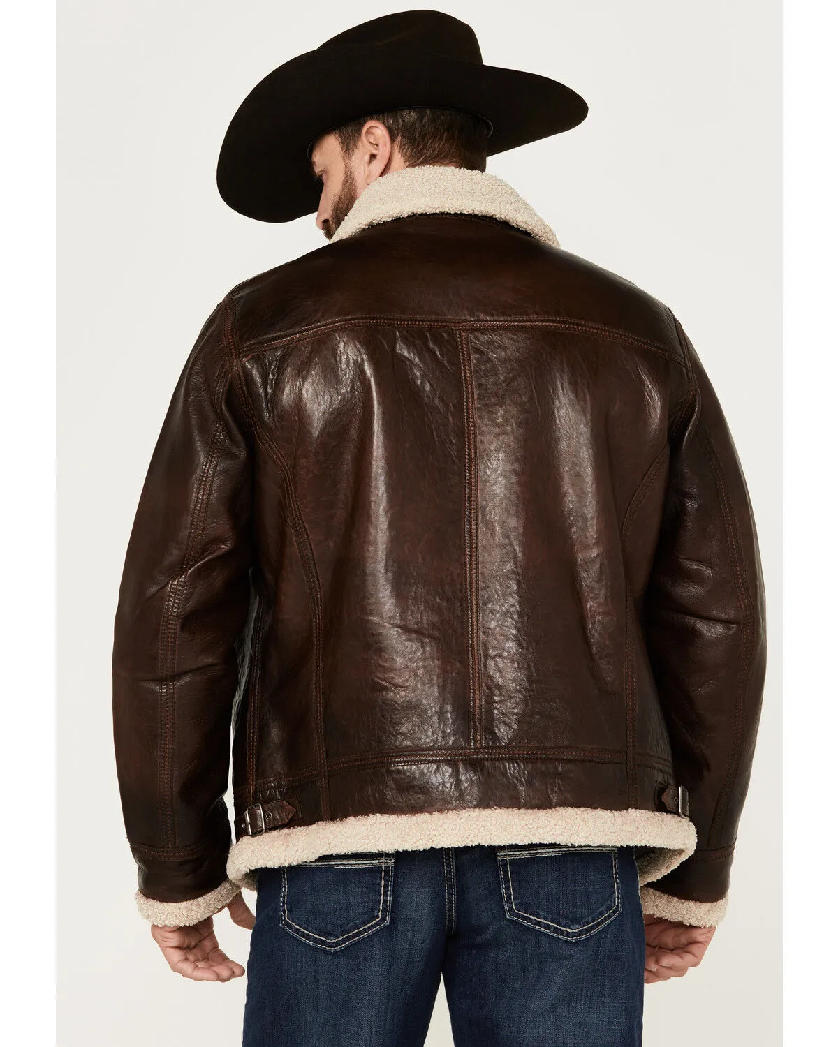 Product Name:  Scully Men's Sherpa Lined Leather Jacket