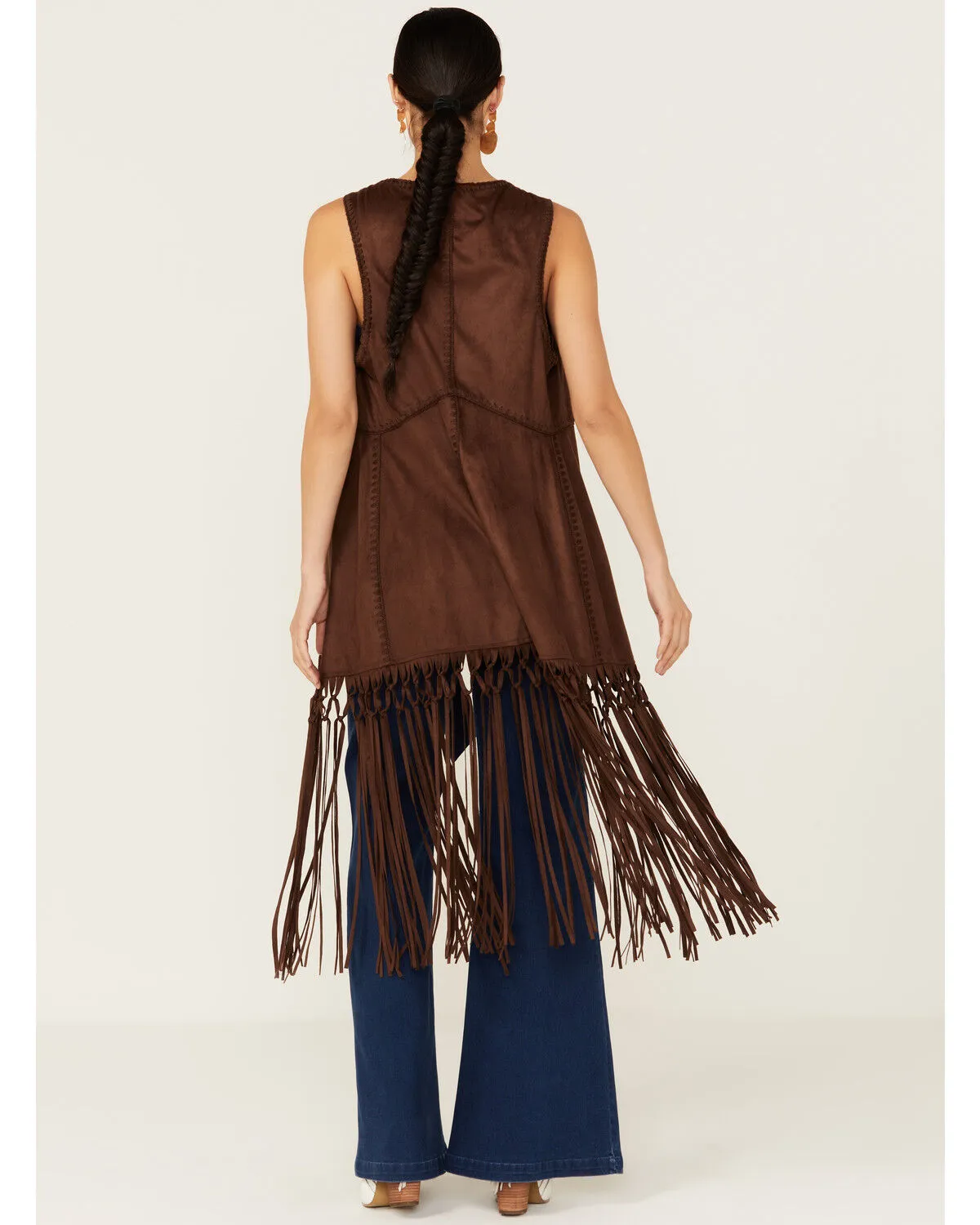 Product Name:  Shyanne Women's Faux Suede Long Fringe Vest