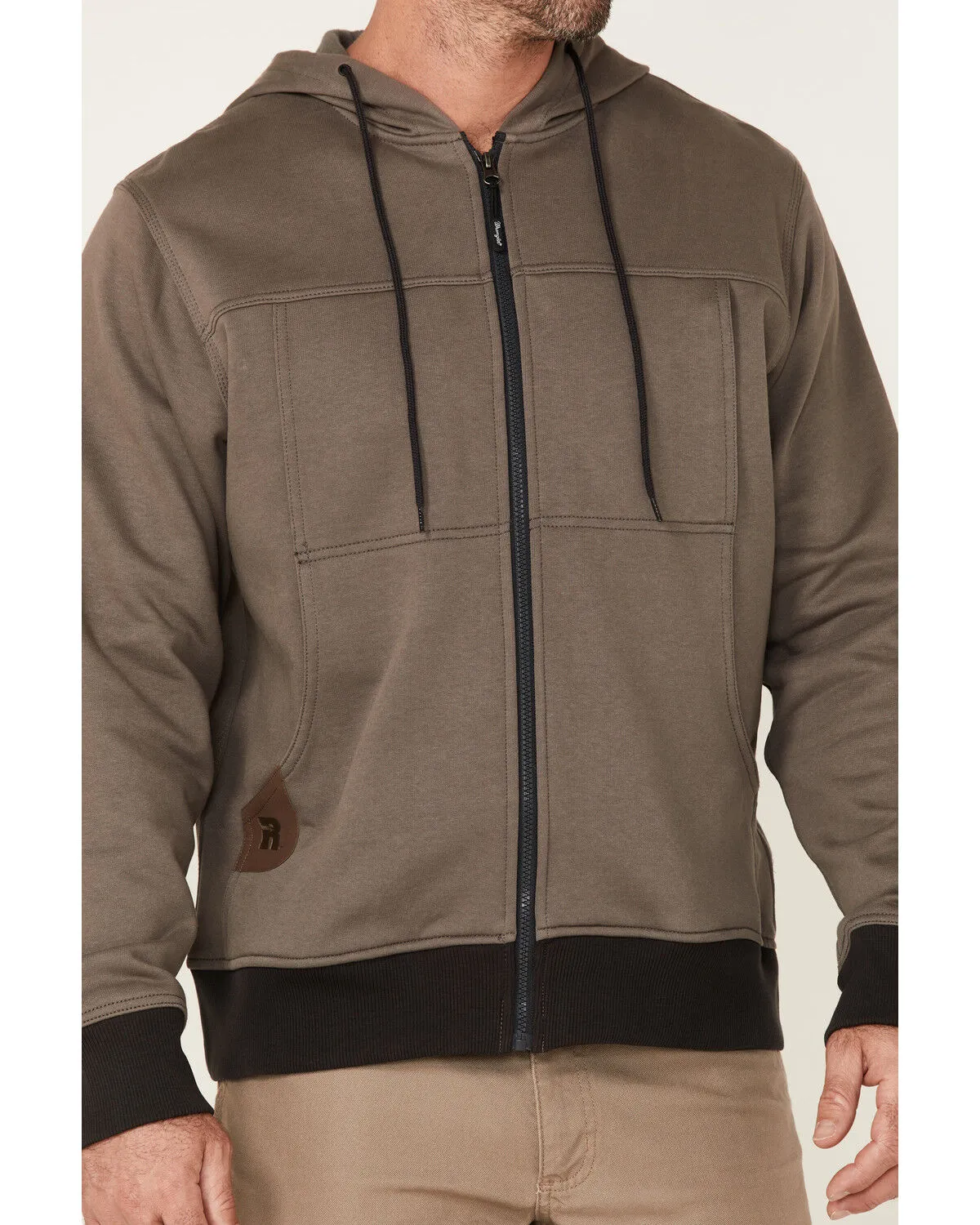 Product Name:  Wrangler Riggs Men's Tough Layer Zip-Front Hooded Work Jacket - Big