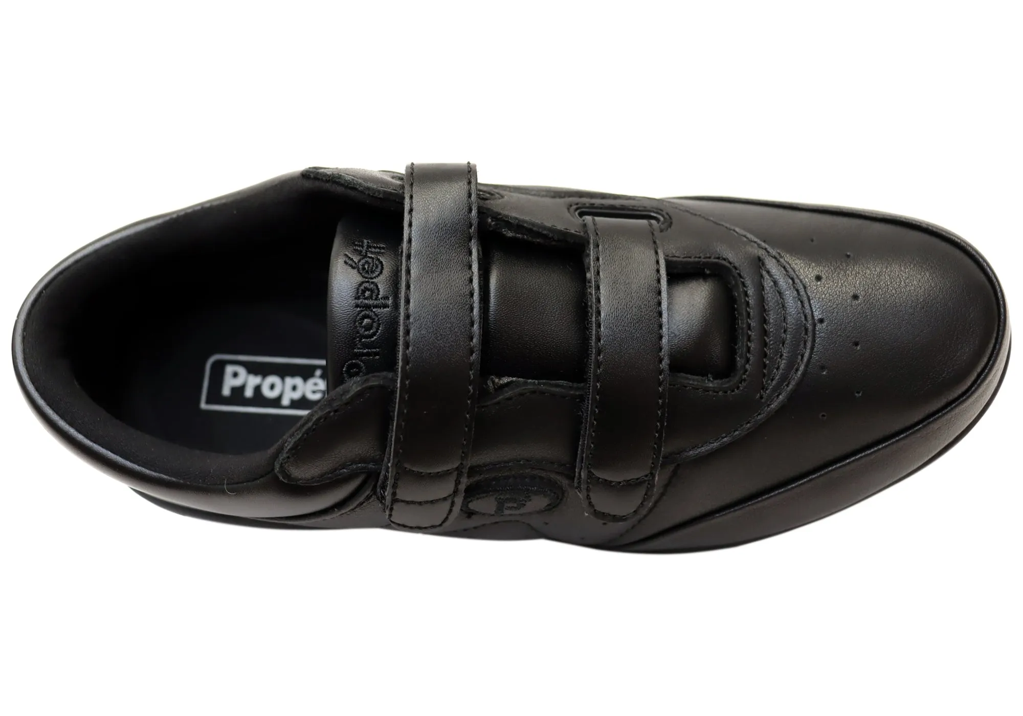 Propet Womens Easy Walker Leather Comfortable Wide Fit Shoes