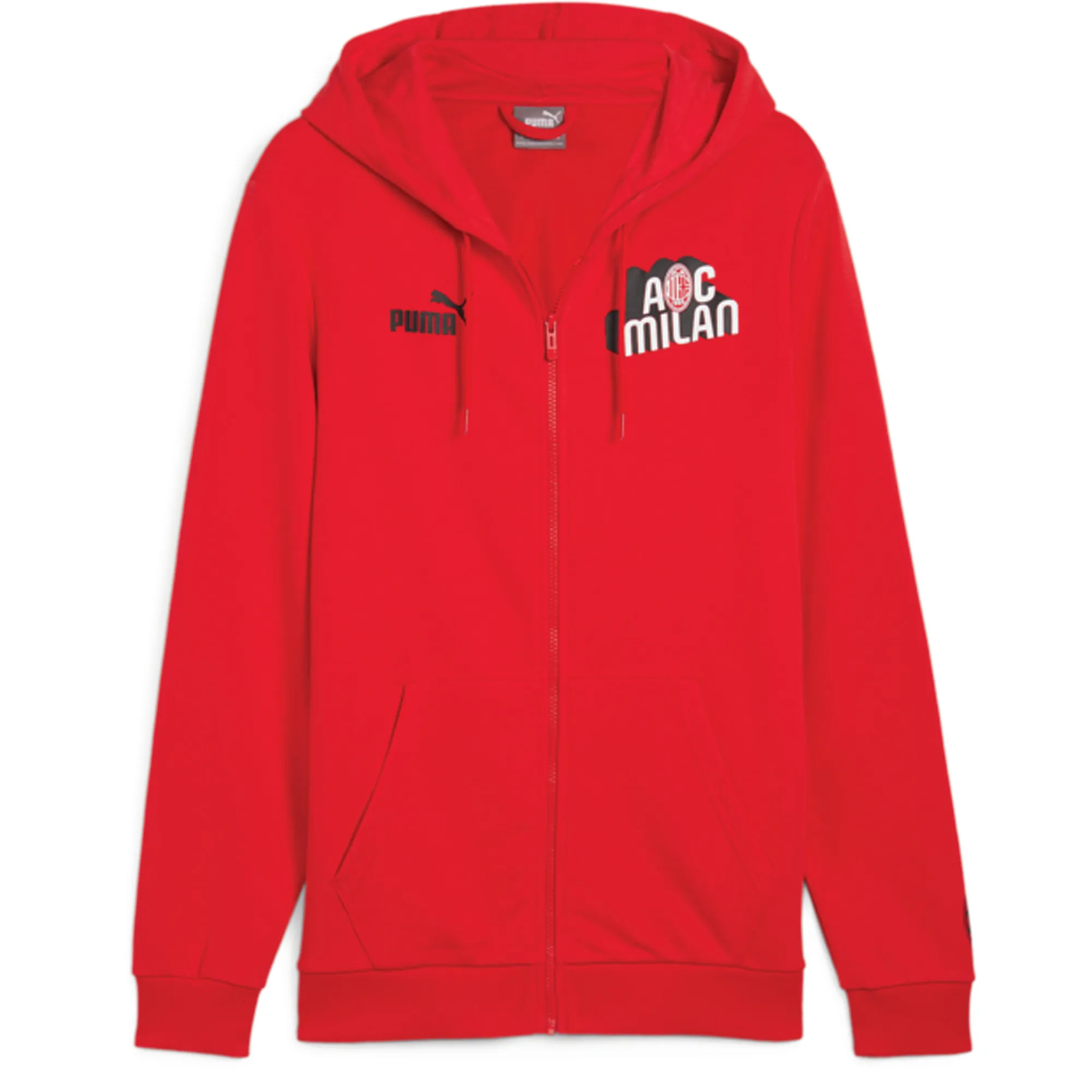 PUMA AC Milan 24/25 Culture Hooded Sweat Jacket (Red)