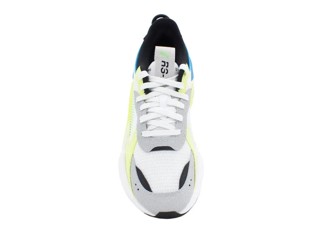 PUMA RS-X Hard Drive Sneakers White Frizzy Yellow Gray Violet 369818 11