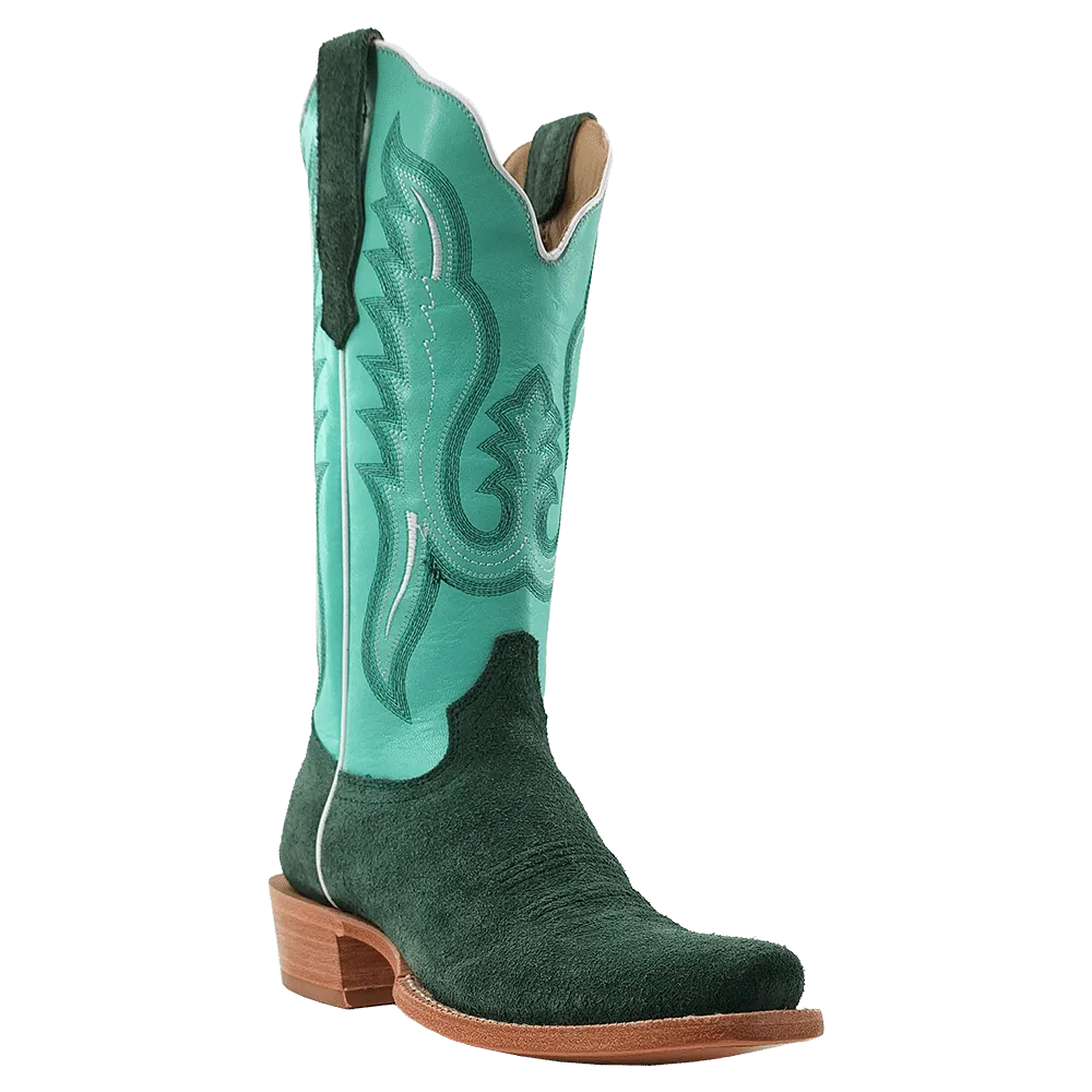 R. Watson Teal Roughout Ladies' Boot