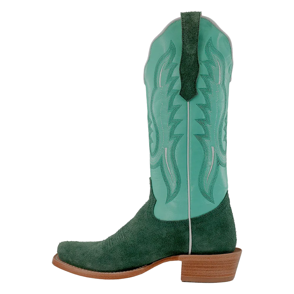 R. Watson Teal Roughout Ladies' Boot