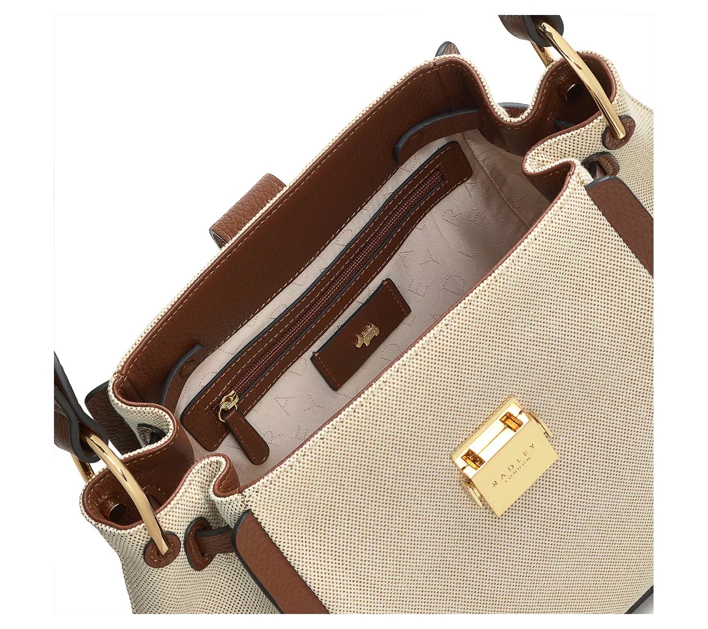 RADLEY London Sloane Street Canvas & Leather Shoulder Bag