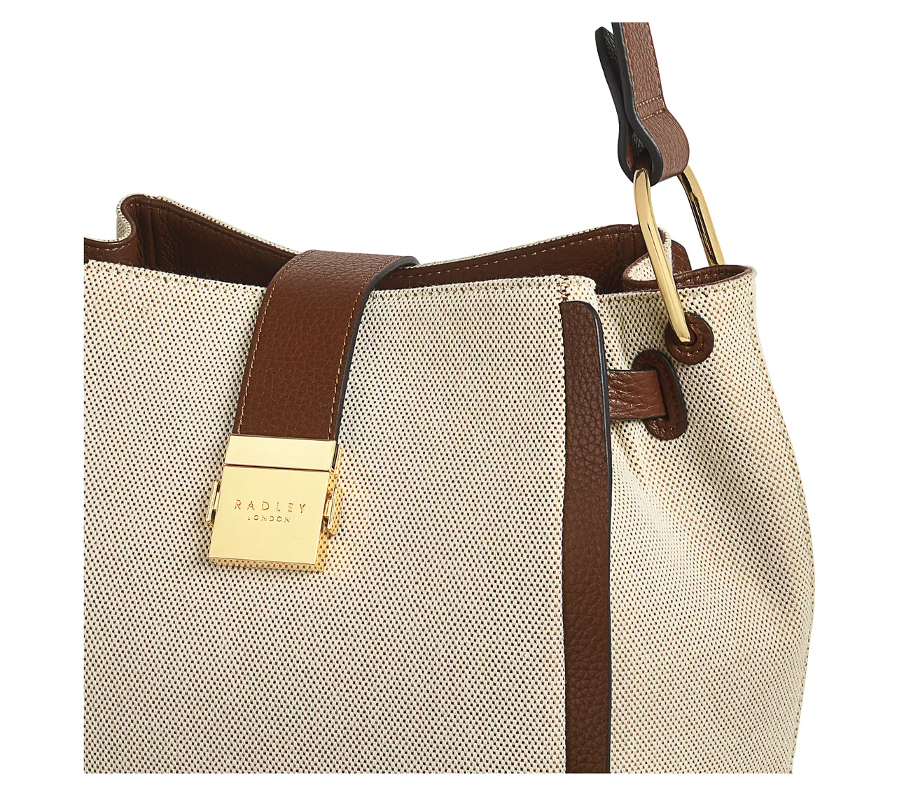 RADLEY London Sloane Street Canvas & Leather Shoulder Bag