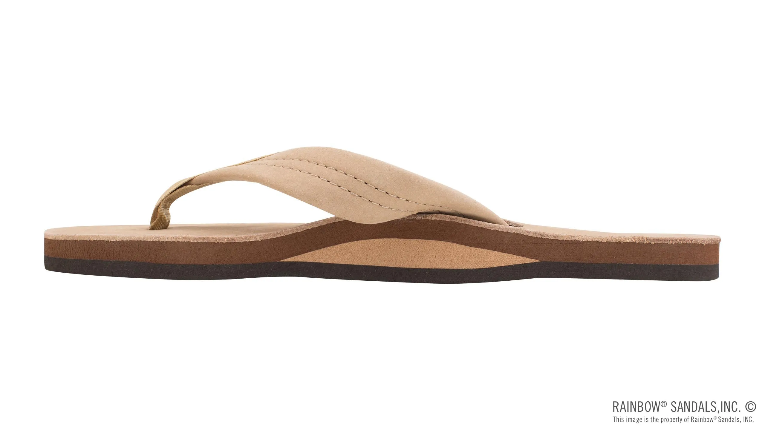 Rainbow Sandals Women's - Single Layer - 1 Strap - Sierra Brown