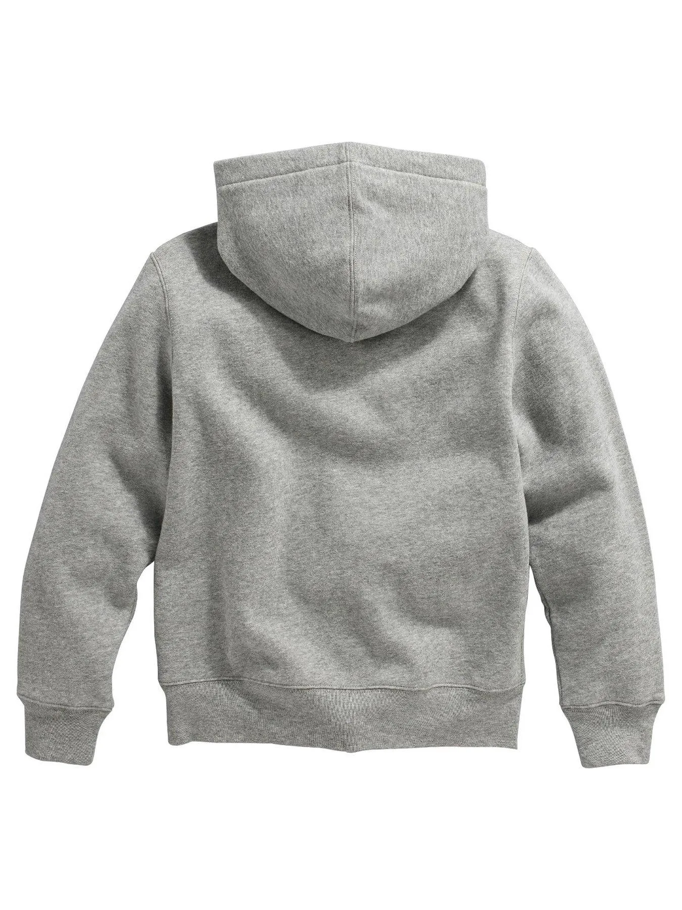 Ralph Lauren Boys Classic Zip Through Hoodie - Grey Marl