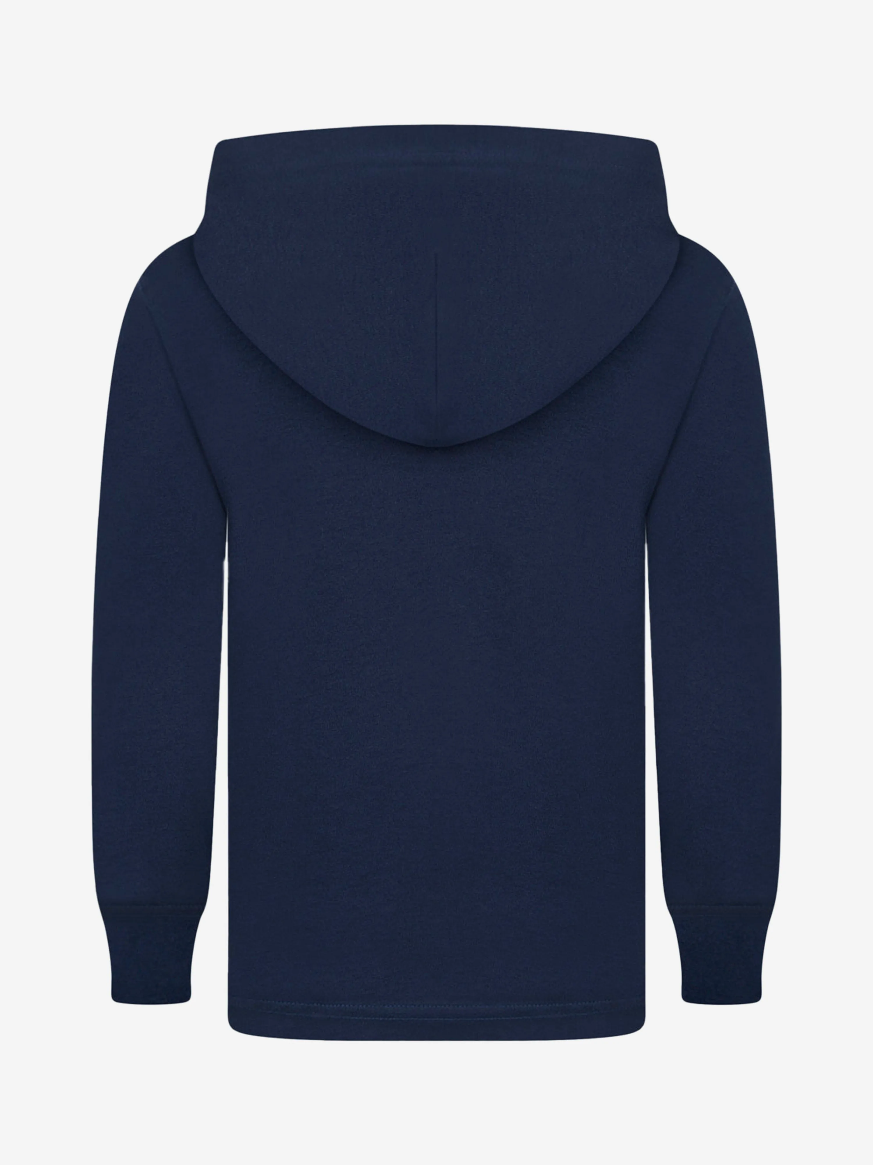 Ralph Lauren Boys Navy Cotton Jersey Hooded T-Shirt