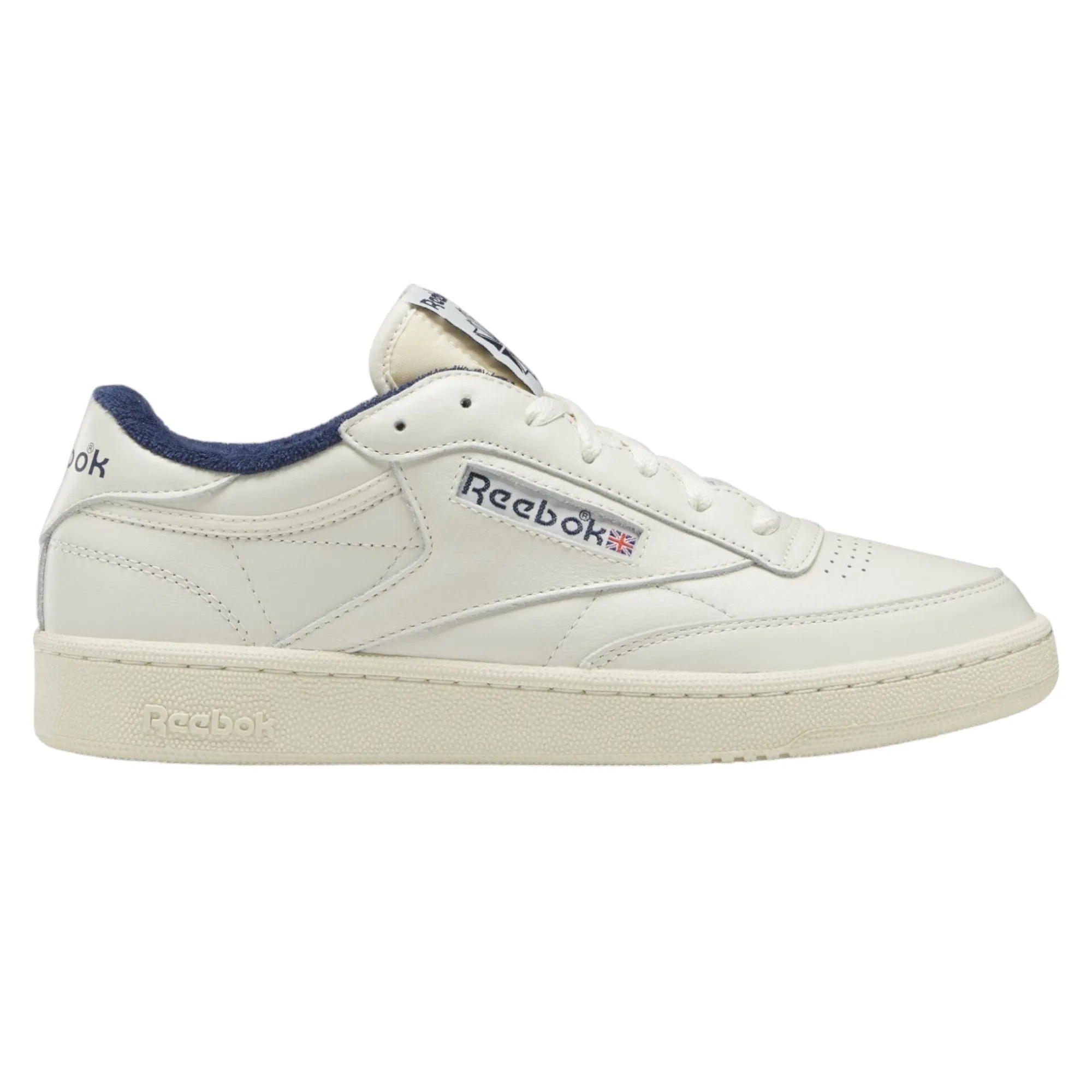 Reebok Club C 85 Vintage Shoes - Chalk, Alabaster & Navy