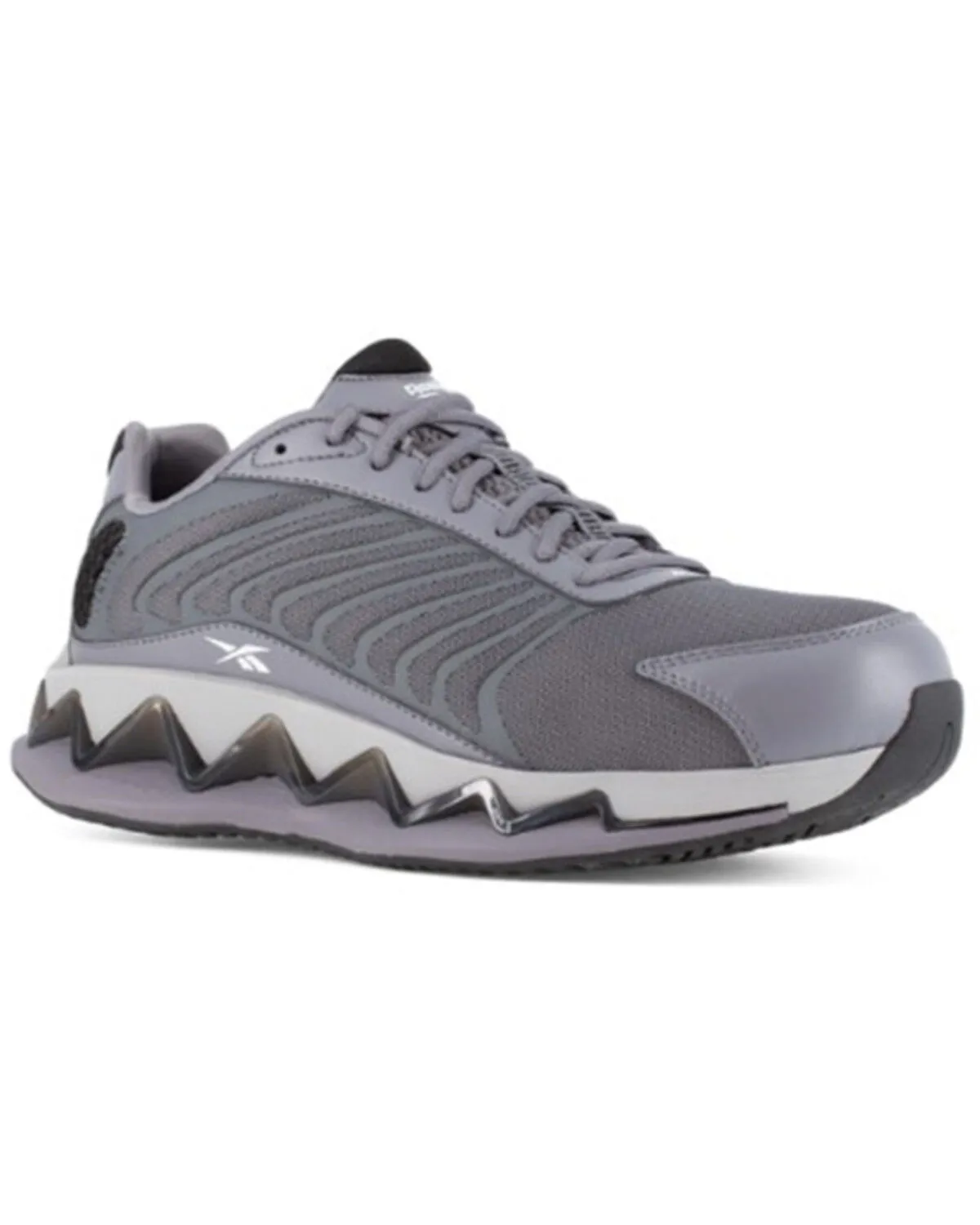 Reebok Men's Zig Elusion Heritage Low Cut Work Sneakers - Composite Toe