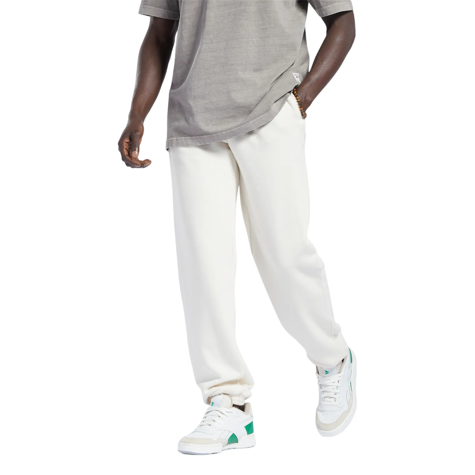 Reebok Natural Dye Sweat Pant Non Dyed - White