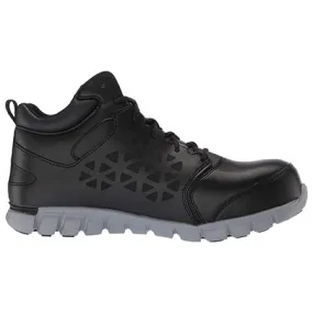 REEBOK SUBLITE CUSHION MID COMPOSITE TOE BLK/GREY - MENS