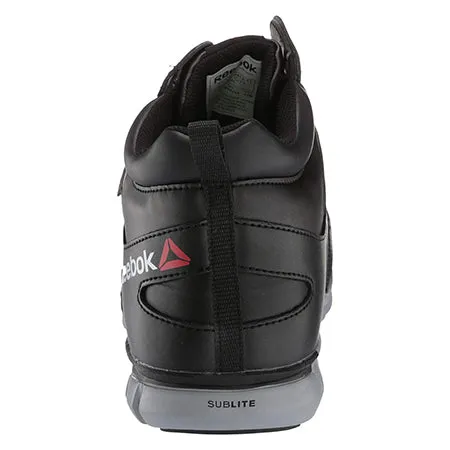 REEBOK SUBLITE CUSHION MID COMPOSITE TOE BLK/GREY - MENS