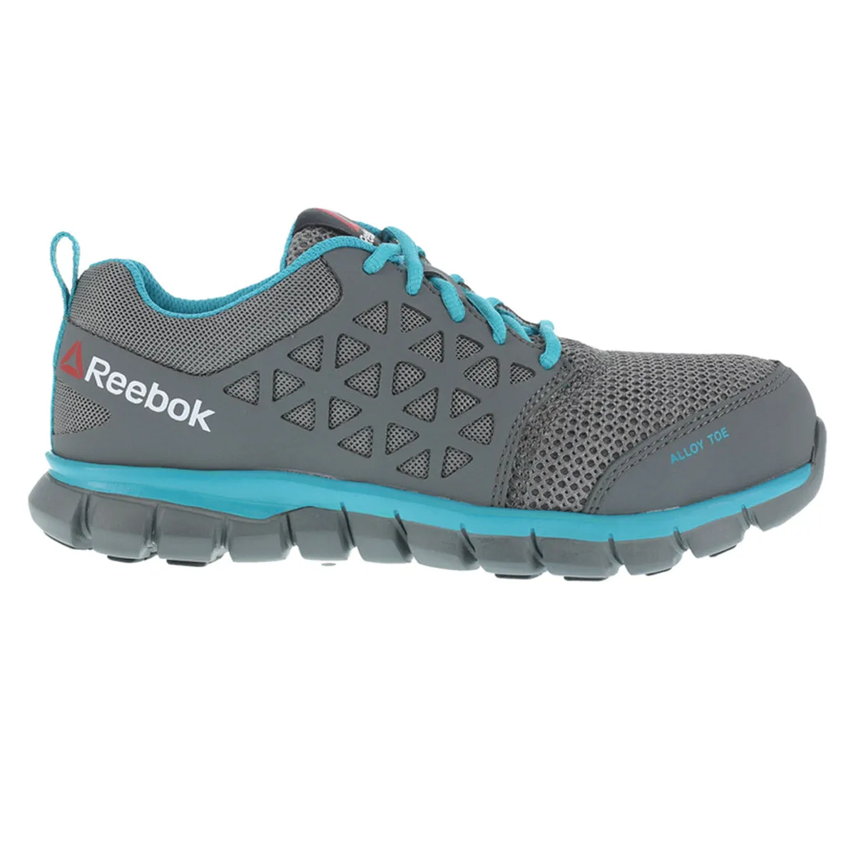 REEBOK WORK RB045 STEEL TOE GREY/TURQUOISE - WOMENS