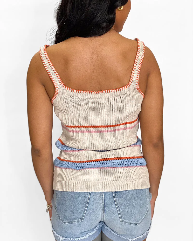 Ride the Waves Crochet Tank