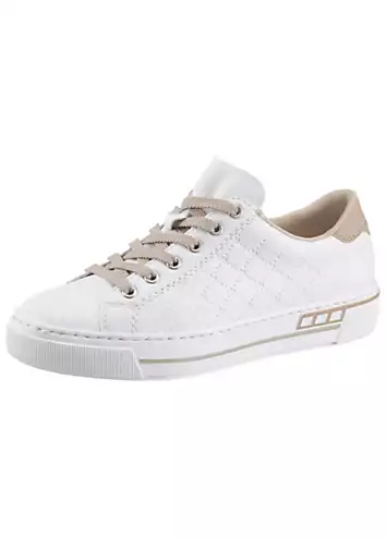 Rieker Lace-Up Patterned Platform Trainers | Grattan