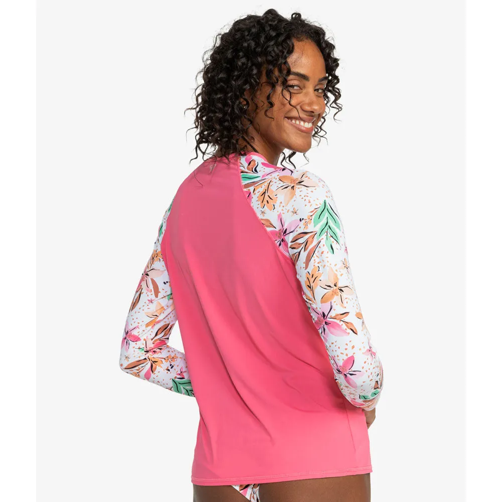 Roxy Lycra Printed Long Sleeve Rash Vest