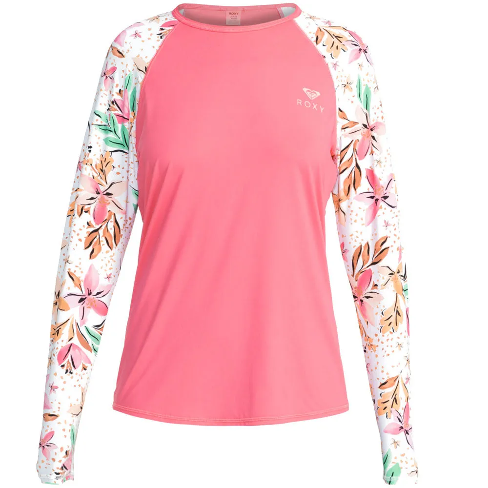 Roxy Lycra Printed Long Sleeve Rash Vest