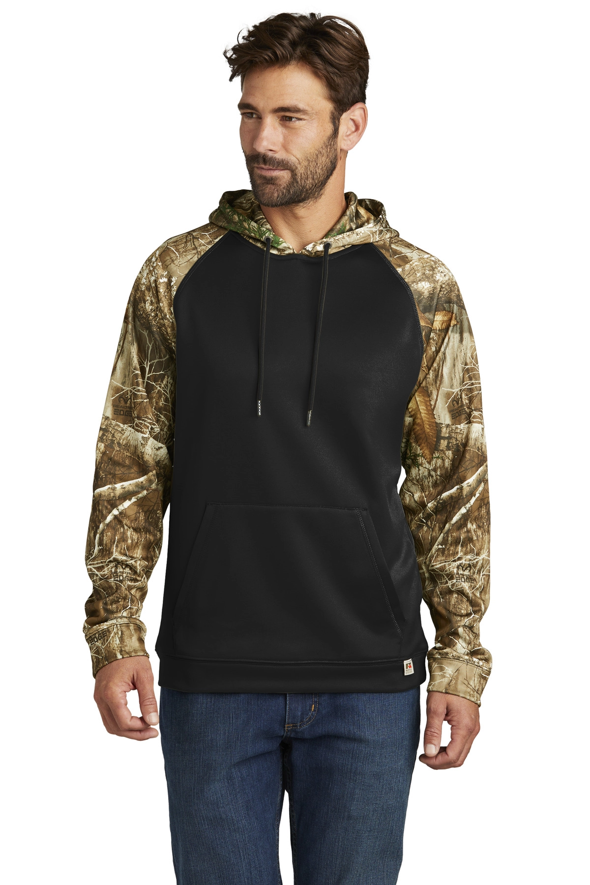 Russell Outdoor RU451 s Realtree Performance Colorblock Pullover Hoodie SKU: RU451