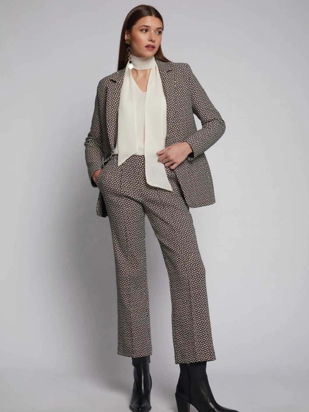 Sacs of Ashbourne   Vilagallo Carole Geometric Trousers Bourdeau