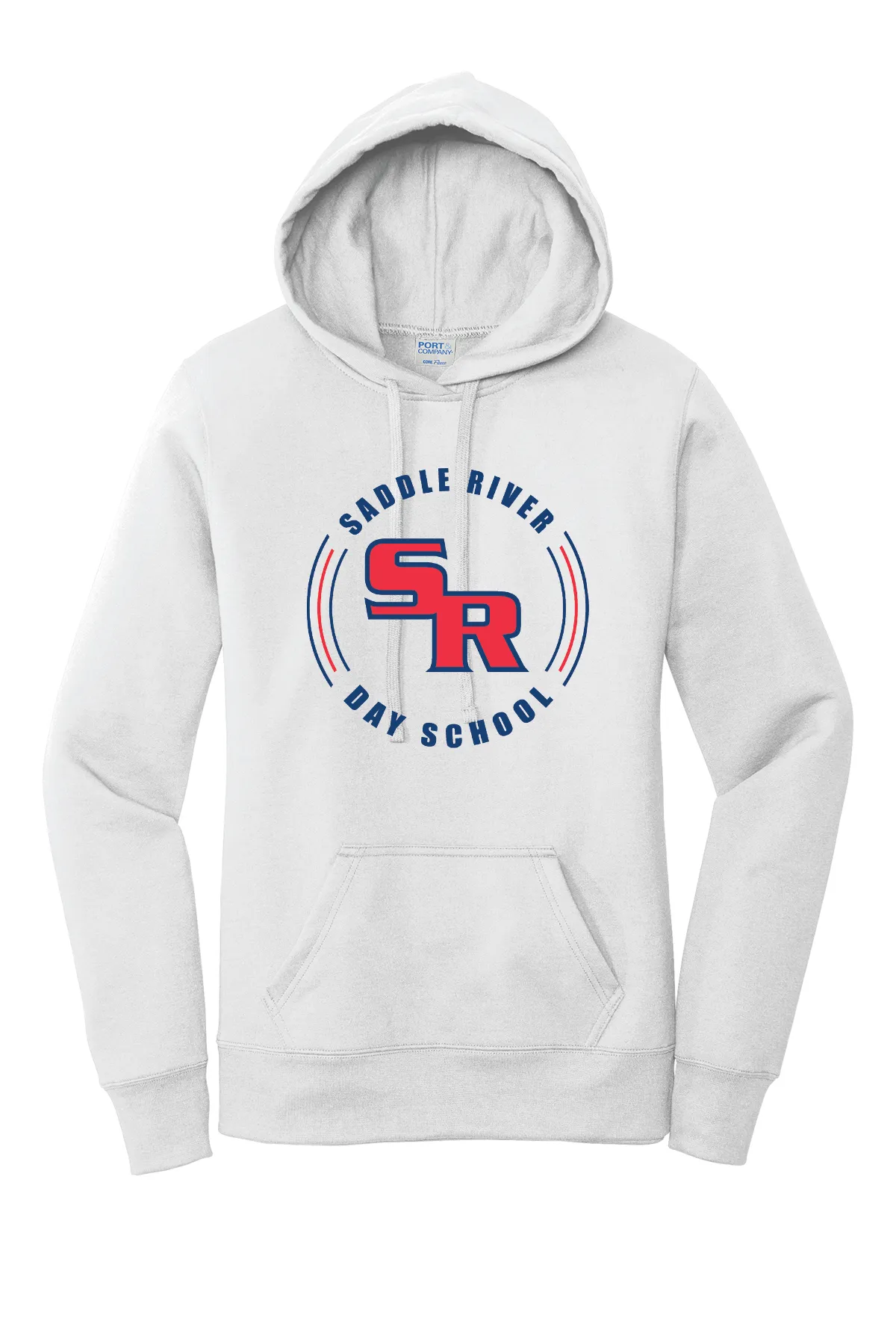 Saddle River Day School Port & Company  Ladies Core Fleece Pullover Hooded Sweatshirt