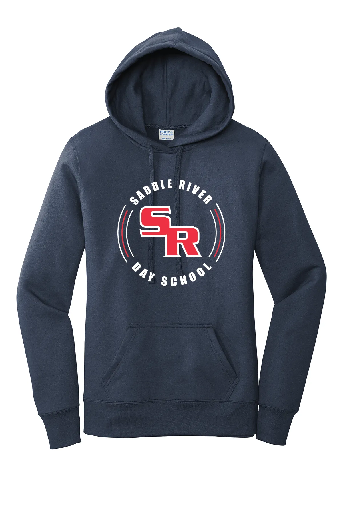 Saddle River Day School Port & Company  Ladies Core Fleece Pullover Hooded Sweatshirt