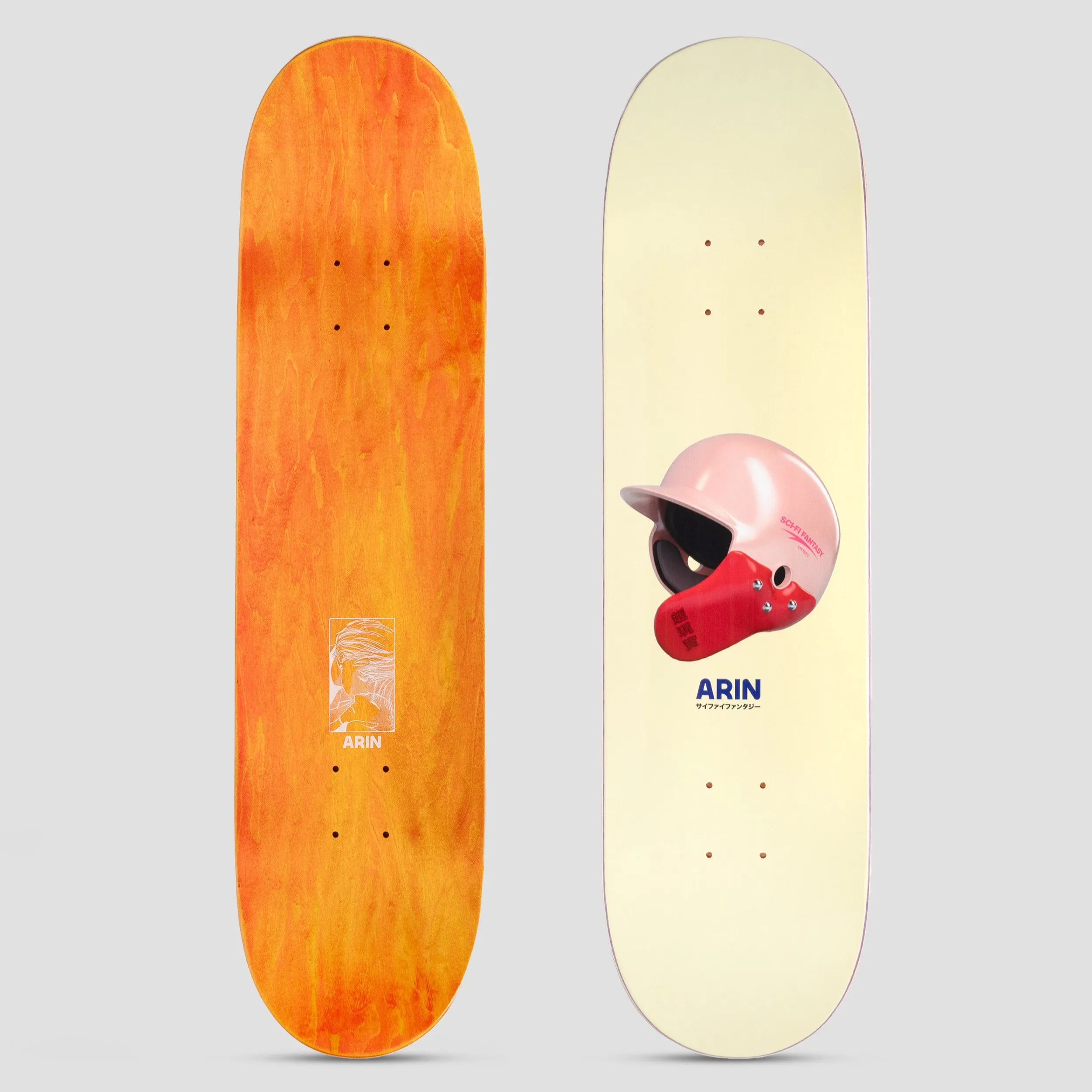 Sci-Fi Fantasy 8.5 Arin Helmet Skateboard Deck