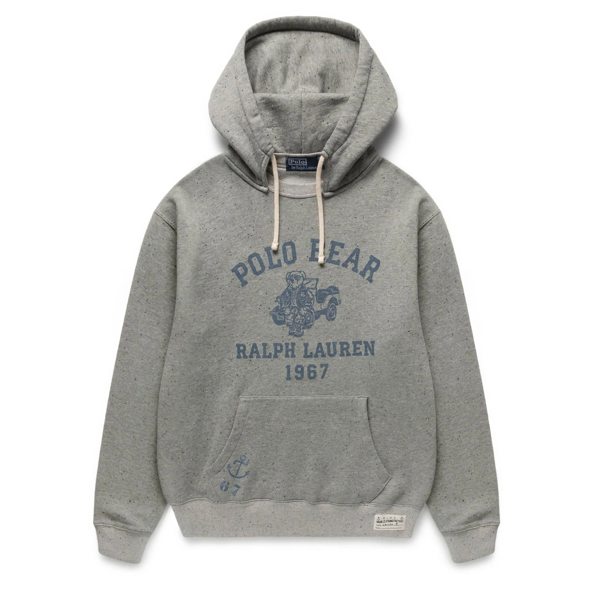 SEEDED VINTAGE FLEECE HOODIE LOFT HEATHER TRUCK BEAR | Bodega