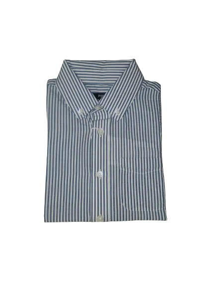 SEERSUCKER SHORT SLEEVE BLUE