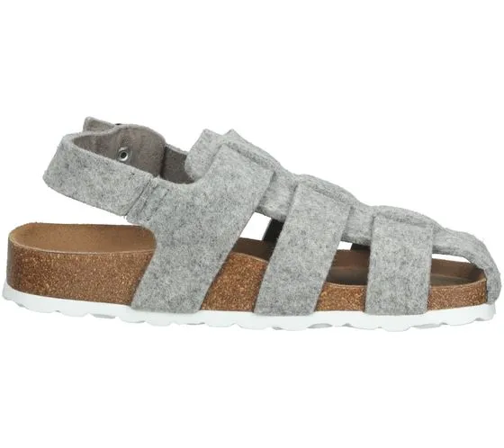 SHEPHERD Tyra women's felt sandals in gladiator style Roman sandals Made in Spain 51-22072 020 Gray