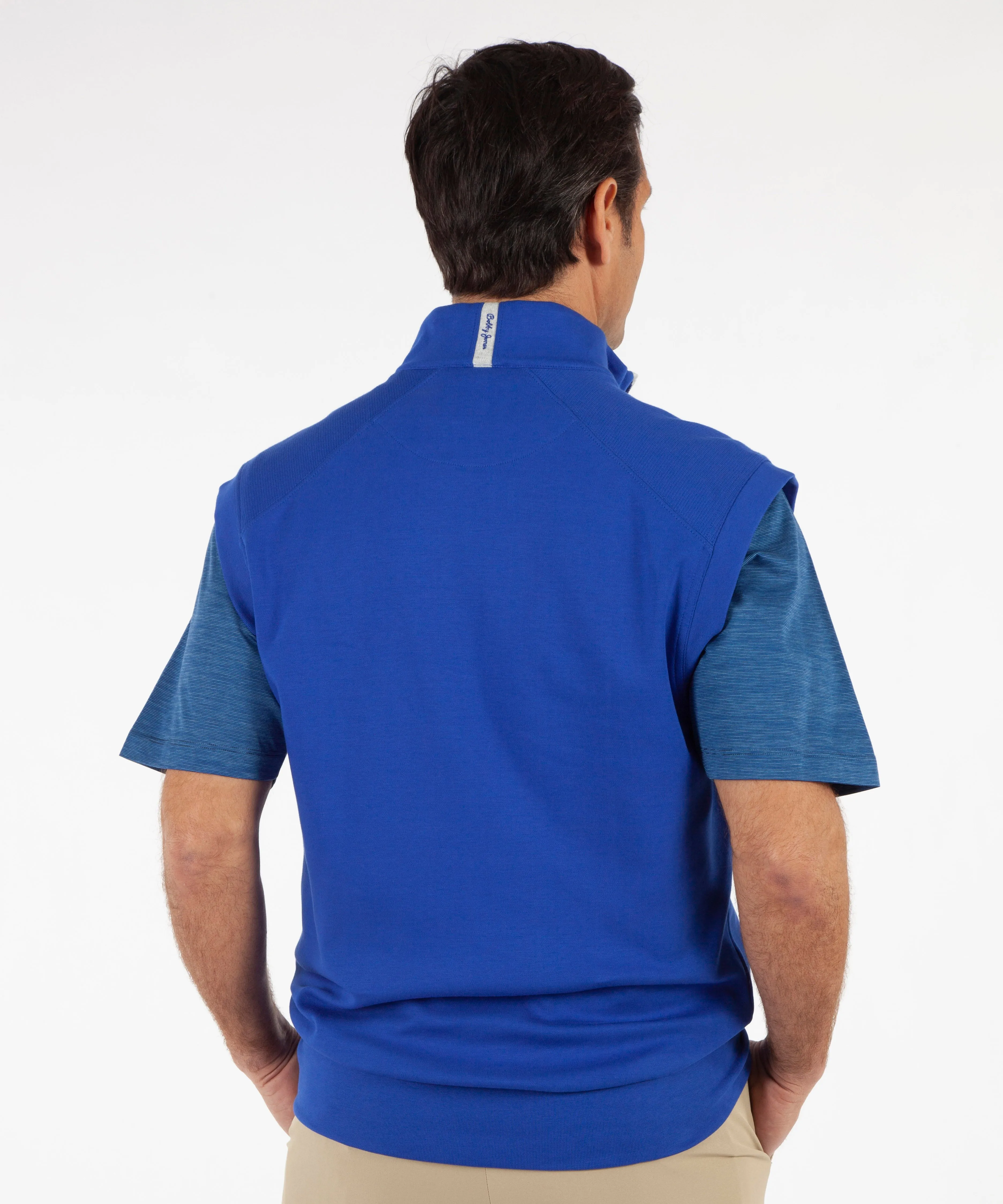 Signature Leaderboard Pima Cotton Quarter-Zip Vest