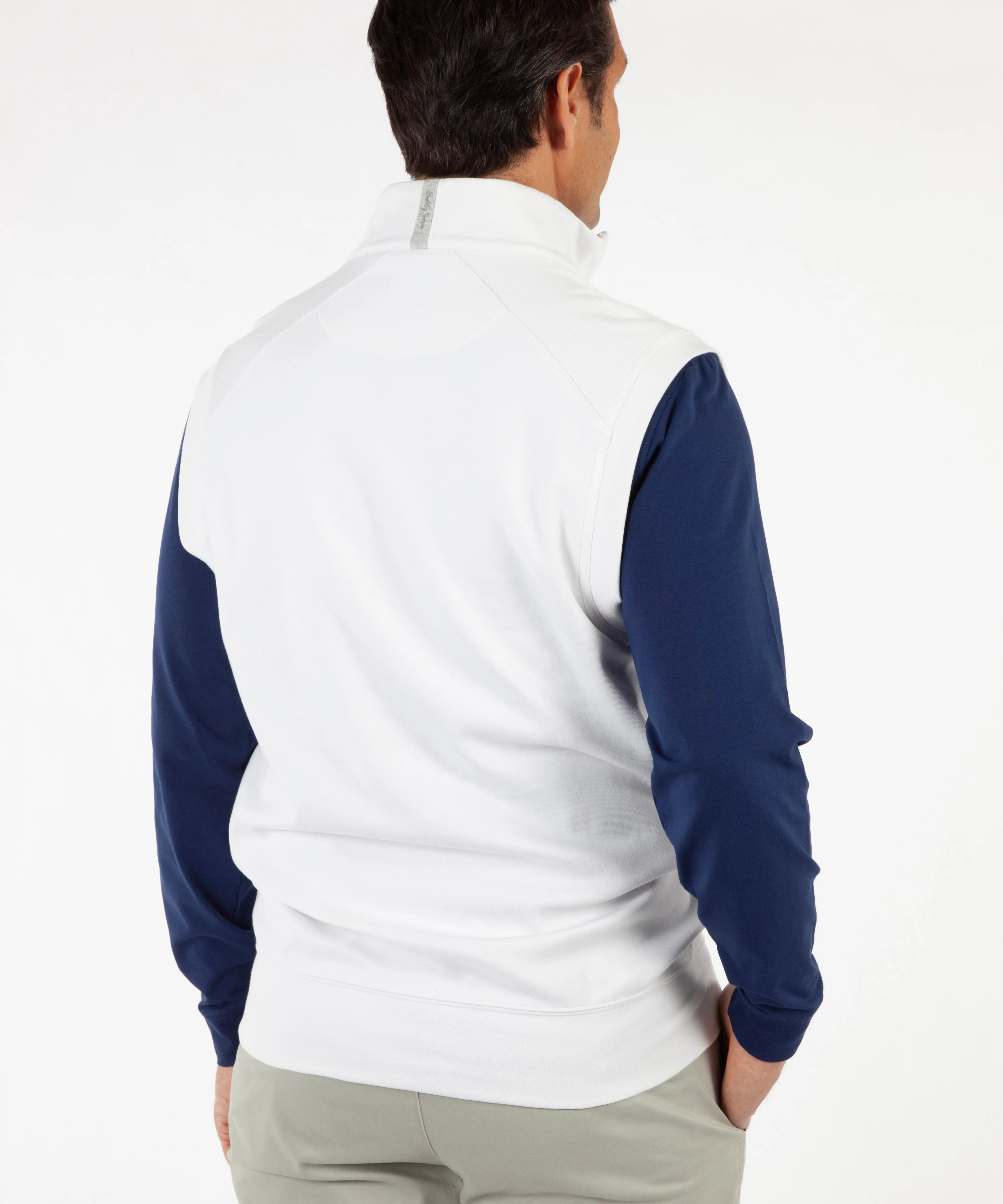 Signature Leaderboard Pima Cotton Quarter-Zip Vest