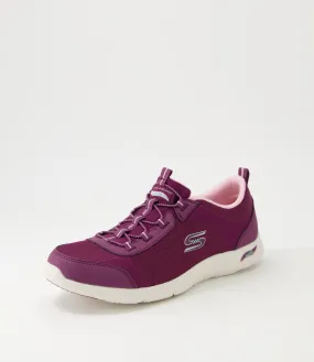 SKECHERS Arch Fit Refine Plum Sneakers