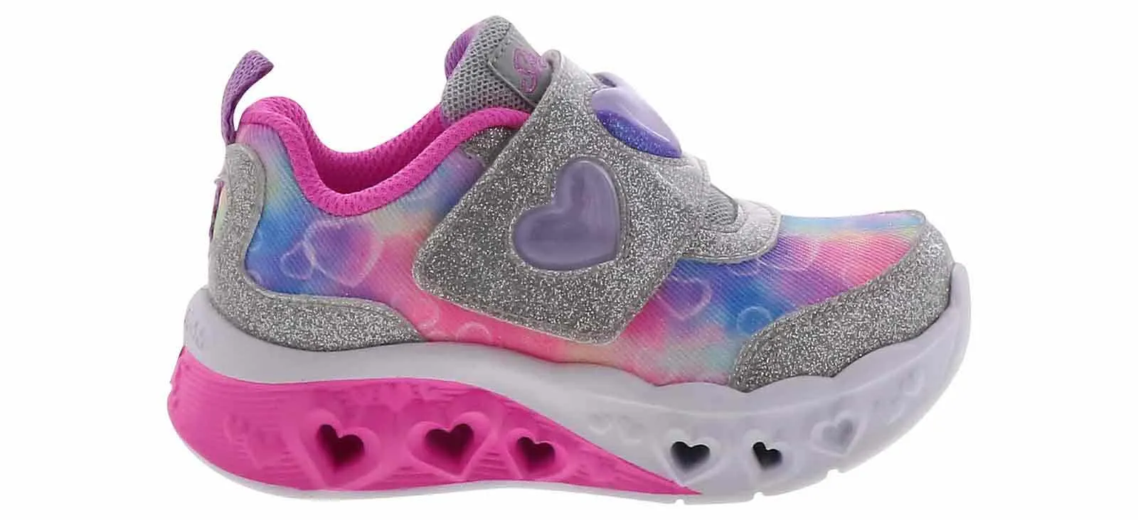 Skechers Flutter Heart Lights Toddler Girls’ (5-10) Running Shoe