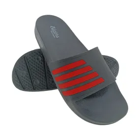 SLIDERS ADI BLACK/RED MEN'S FLIP FLOP SLIPPER