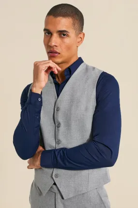 Slim Grey Waistcoat