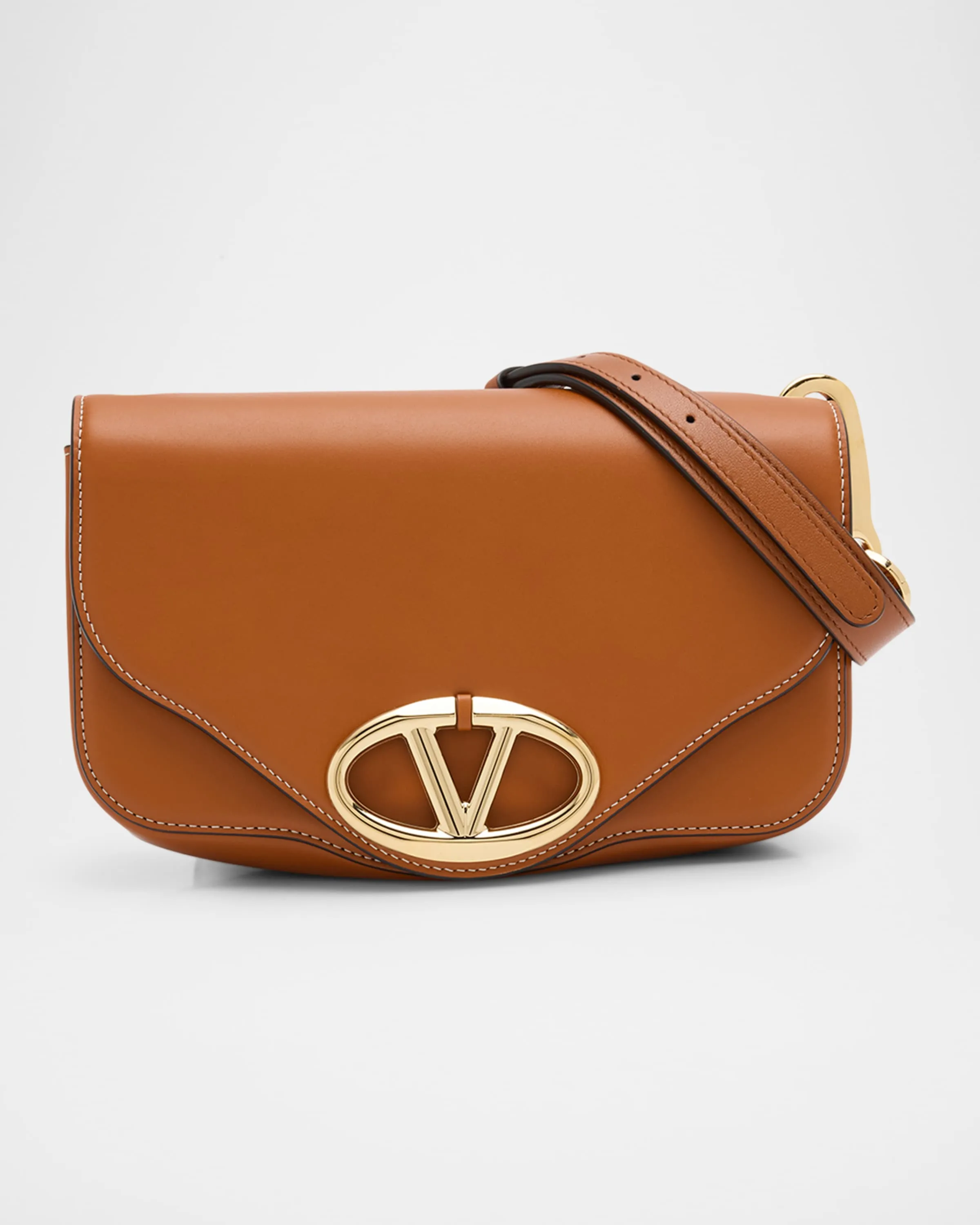 Small VLOGO Flap Leather Shoulder Bag