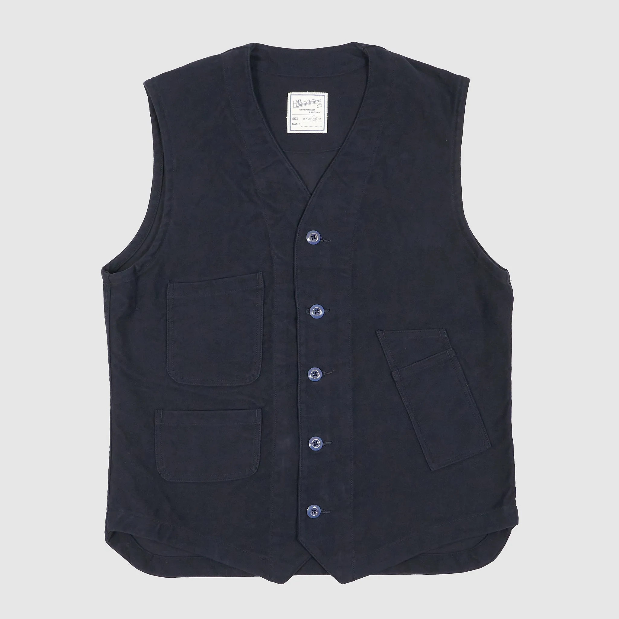 Soundman Moleskin Work Vest